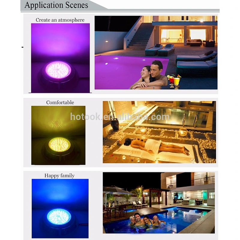 18W 24W 35W 2835 SMD Stainless Steel Underwater12V LED Swimming Pool Light