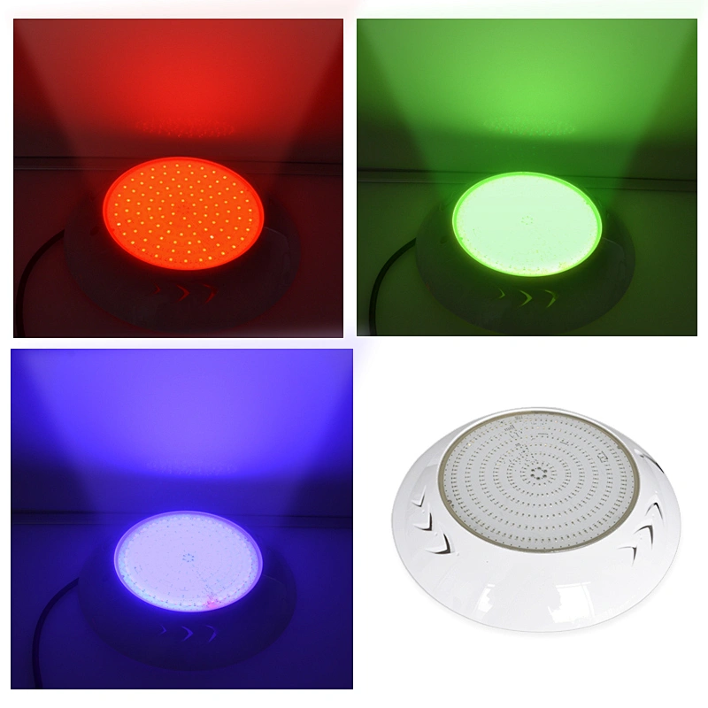 RGBW SMD5050 4in one 5 wires WIFI RF control nicheless resin filled flat underwater led swimming pool light