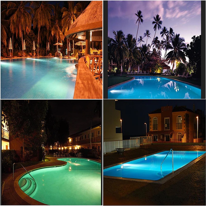 30W RGB IP68 12V Wall mounted underwater led lights for pools led lamp pool