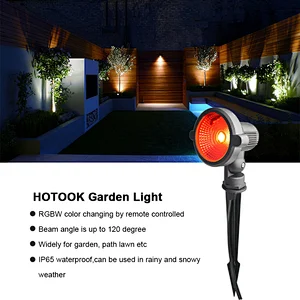 Waterproof 12V Outdoor Spot Lighting with Spike Stand for GardenYard Lawn Pathway