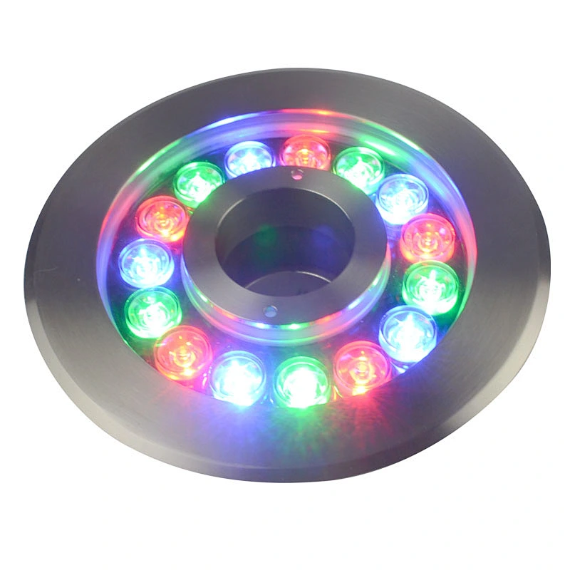 9W 12W 15W 18W IP68 submersible RGB color changing Water led nozzle fountain lights