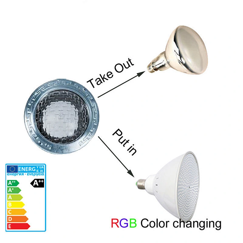 Par56 300W Replacement White Color E27 Swimming Pool Lights Bulb LED Light