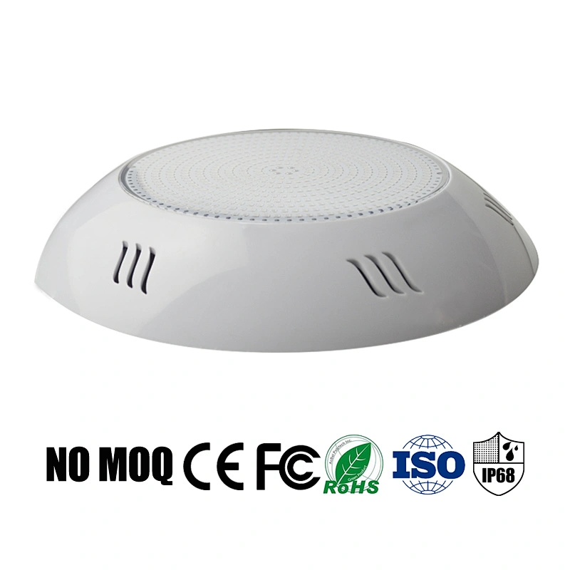 Nicheless flat resin filled surface mounted IP68 dimmable underwater lighting 12V DIY LED Pool light