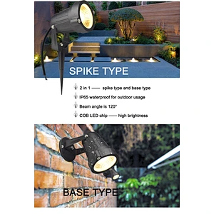 10W 20W 30W RGB RGBWW COB LED Landscape Garden Wall Yard Path Light