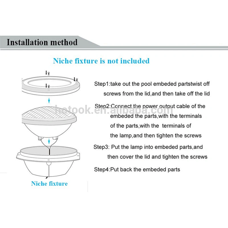 18W 24W 35W PAR56 LED Swimming Pool Light 12V
