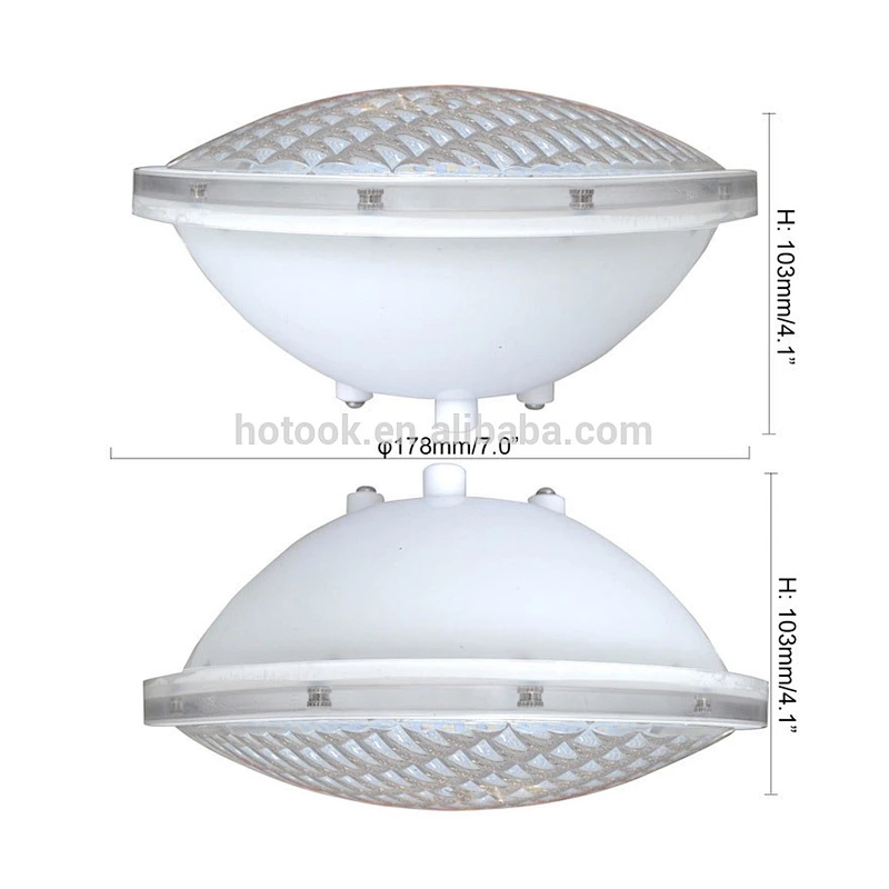 Free shipping Par56 18W RGB remote control led pool lights