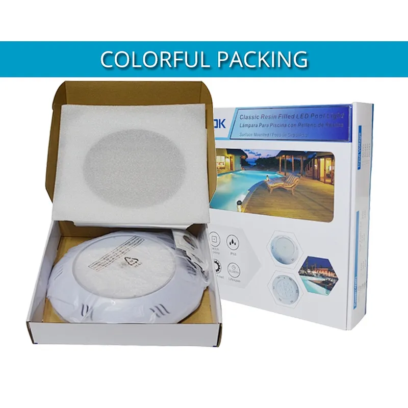 HOTOOK High quality Remote control RGB swimming pool light IP68 Waterproof LED Lamp OEM ODM Factory