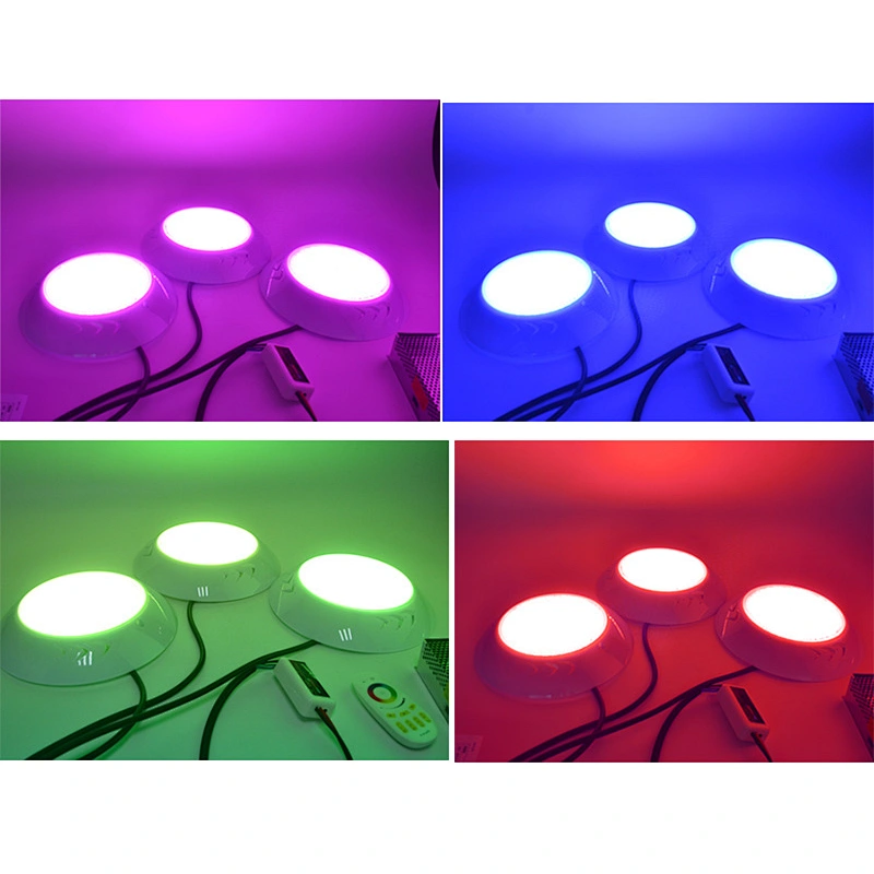 Mobile App control  18W IP68 rgb rgbw wifi controller resin filled LED Swimming pool lights