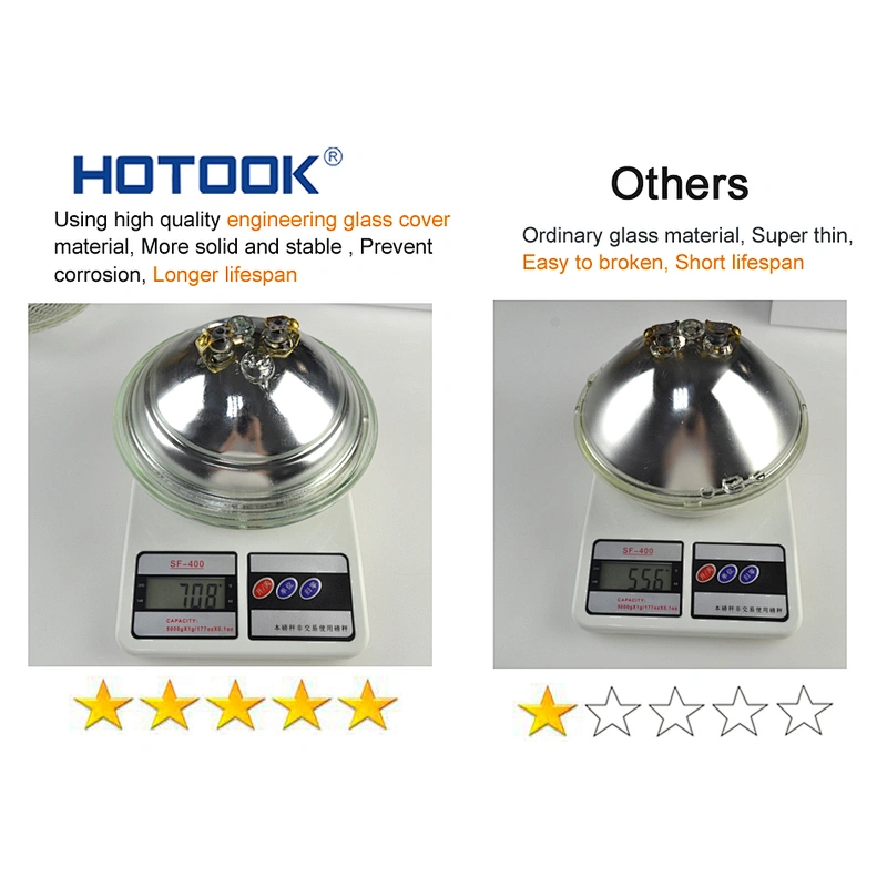 HOTOOK 5 Year warranty IP68 Par 56 spectra vision 12v ac led pool lamp