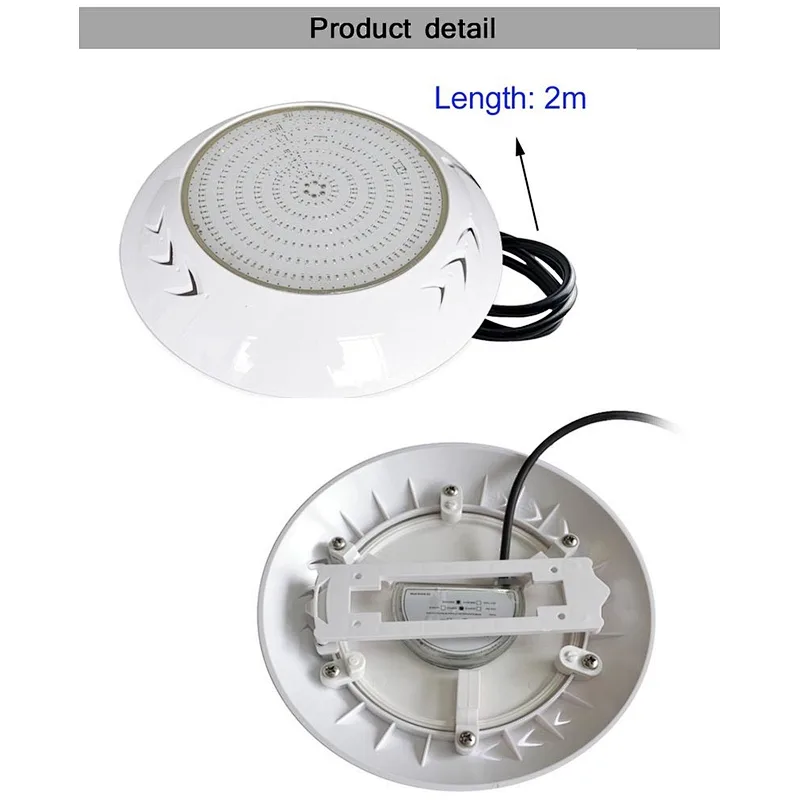 HOTOOK Underwater Lights 2.4G Kit Resin Filled RGB Wifi control LED Pool Lights