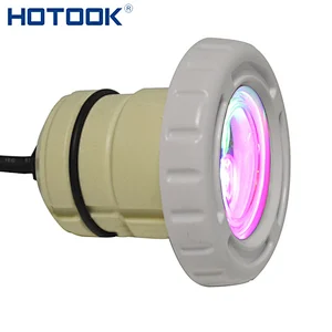 HOTOOK 2-Inch Embedded 3W 36pcs 2835smd  Automatic RGB LED Pool Light for Concrete Pools