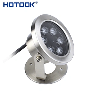 HOTOOK Premium Product 12W IP68 Stainless Steel Pool luces led sumergibles