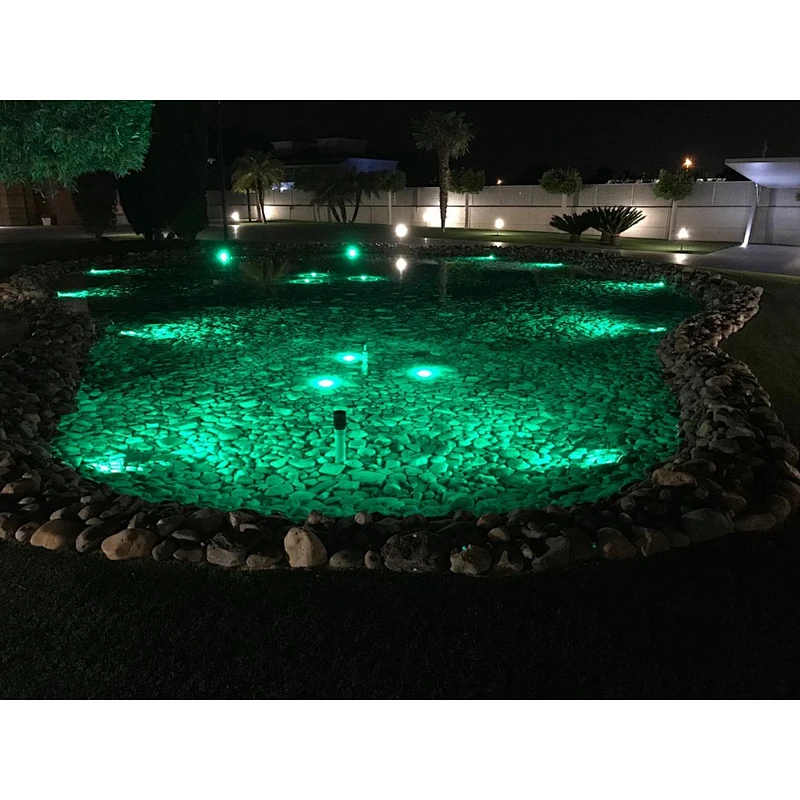 Free shipping Par56 18W RGB remote control led pool lights