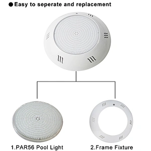 HOTOOK High power PC IP68 12V swimming pool led light for project
