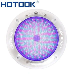 Clear PC Resin filled Above inground under water par56 / wall mounted color led swimming pool light ip68