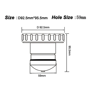 HOTOOK 2-Inch Embedded 3W 36pcs 2835smd  Automatic RGB LED Pool Light for Concrete Pools
