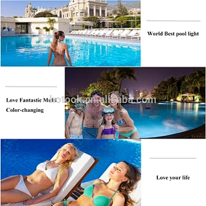 Small Size Wall Mounted IP68 Color Changing LED Underwater Light for Pool