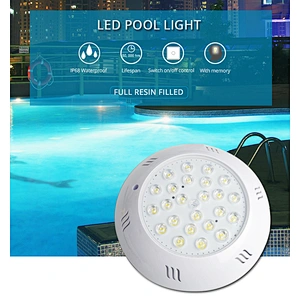 HOTOOK High quality Remote control RGB swimming pool light IP68 Waterproof LED Lamp OEM ODM Factory