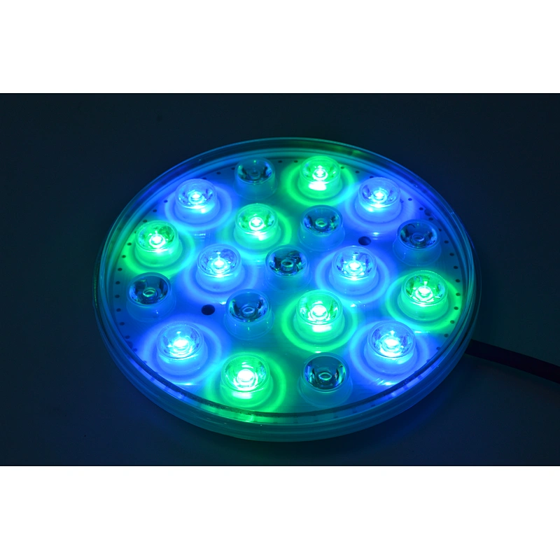 High power IP68 Surface mount resin filled RGBW 54W pool light underwater
