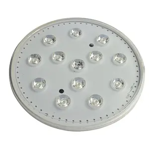 High power IP68 Surface mount resin filled RGBW 54W pool light underwater
