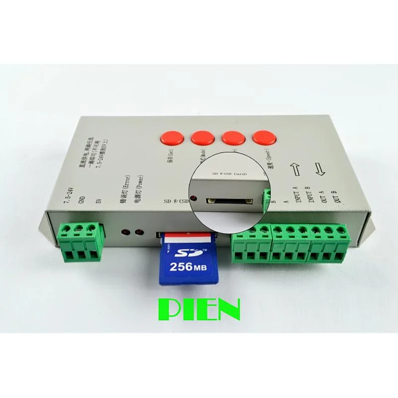 1000pcs 12mm IP68 RGB addressable led pixel module WS2811 for letter sign 5V + T1000S Controller + Power adapter Free shipping