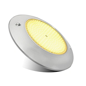China waterproof IP68 12v 24v rgb flat 35W stainless steel underwater surface mounted swimming pool led light