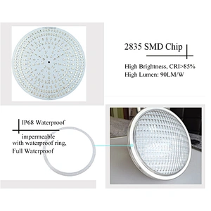 HOTOOK Stainless Steel Par56  IP68 LED AC 12V 18W Outdoor Recessed Pool LED Lights