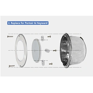 2020 Newest Model Stainless Steel 316 Resin Filled IP68 12V RGB LED Swimming Pool Light
