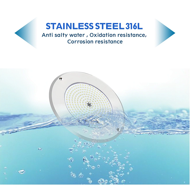 2020 Newest Model Stainless Steel 316 Resin Filled IP68 12V RGB LED Swimming Pool Light