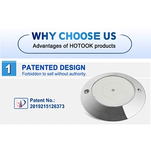 China Supplier Waterproof IP68 LED Surface Mounted Underwater Lights for Pool