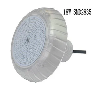 IP68 Resin filled surface wall mounted 12v ac dc rgb concrete nicho vinyl fiberglass led swimming pool light