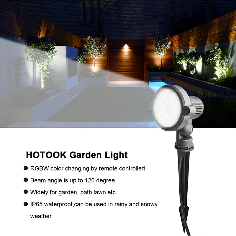New Style Waterproof COB 220V 110V 12V Lawn Outdoor LED Spike Light 3W 5W 7W 9W Path Landscape LED Garden Light