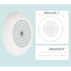 HOTOOK Patented Surface mounted 155mm mini Super Slim 12W Fit in brand niche LED Swimming Pool Spa Jaccuzi Light