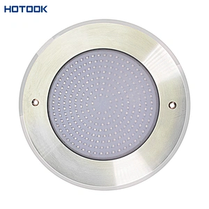 HOTOOK PATENTED 7.5mm DC12V RGB Wireless Stainless steel 316L Submersible Super Slim flat Panel LED Swimming Pool Light