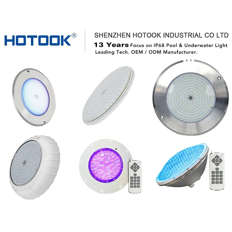 HOTOOK Patented Surface mounted 155mm mini Super Slim 12W Fit in brand niche LED Swimming Pool Spa Jaccuzi Light
