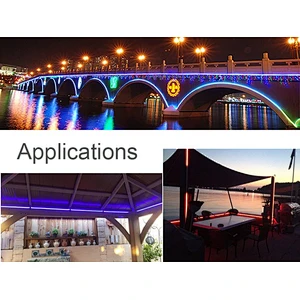 Trending Christmas Party Multi-colored Waterproof Remote Controller neon 12V 5050 LED RGB Strip Light