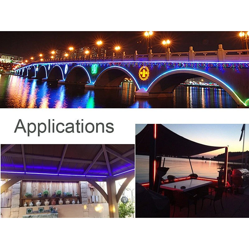 Trending Christmas Party Multi-colored Waterproof Remote Controller neon 12V 5050 LED RGB Strip Light