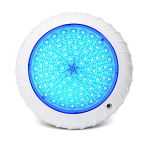 IP68 Resin filled surface wall mounted 12v ac dc rgb concrete nicho vinyl fiberglass led swimming pool light