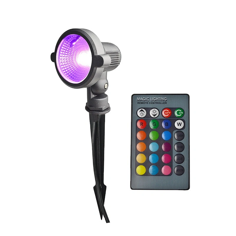 New Style Waterproof COB 220V 110V 12V Lawn Outdoor LED Spike Light 3W 5W 7W 9W Path Landscape LED Garden Light