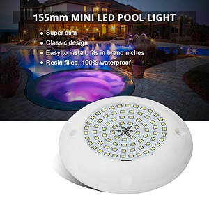 HOTOOK Patented Surface mounted 155mm mini Super Slim 12W Fit in brand niche LED Swimming Pool Spa Jaccuzi Light