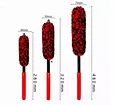 Unique Synthetic Wool Wheel Brush Easy Reach Wheel and Rim Detailing Brush Car Wheel Brush Rim Cleaning Brush Multipurpose