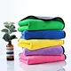 Microfiber Plush Towel Car Coral Fleece Absorbent Towel Logo Embroidery Wash Cleaning Cloth
