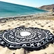 round beach towel