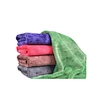 Microfiber weft brushed bath towel