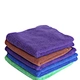 microfiber bath drying towel custom color super absorbent weft knitted cloth 400gsm