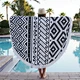 round beach towel