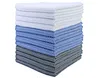 quick dry large size waffle pineapple fabric glass drying kitchen cleaning microfiber waffle towel