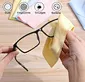 Microfiber glasses cleaning towel