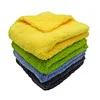 Softness Dual Plush Microfiber Cloth 4 Colors Ready to Ship Microfiber Polishing Buffing Waxing Coral Fleece Towel