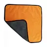 embroidery microfibe cleaning cloth dual layers coral fleece towel 16* 16 inches